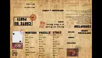 La fiche de perso pour la version amateur de Star Marx.